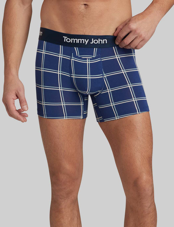 Tommy John Lot of 3 Second Skin Luxe Rib 4” Underwear in Navy Heather Size  Large