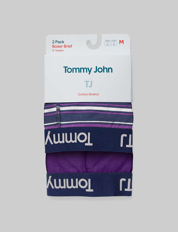 Tj  Tommy John™ Men's 6'' Boxer Briefs 2pk - Dress Blue