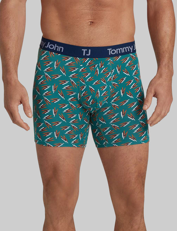 TJ Cotton Stretch Mid-Length Boxer Brief 6” (2-Pack) – Tommy John