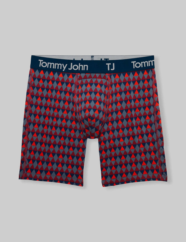 TJ  Tommy John Men's Camo Print 6 Boxer Briefs 2pk - Dark Green