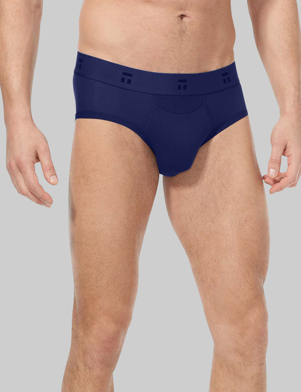 Two three packs of men's underwear marked Bonds size M