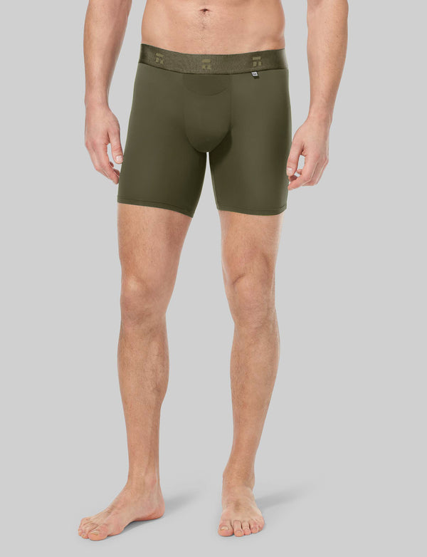 Men's Pouch Underwear, Coral/Spray