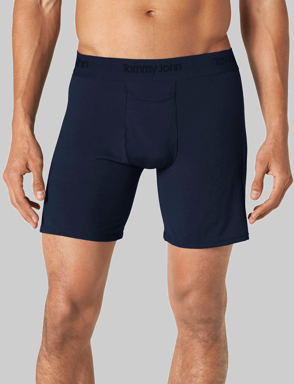 Tommy John Second Skin 6-inch Boxer Briefs in Blue for Men