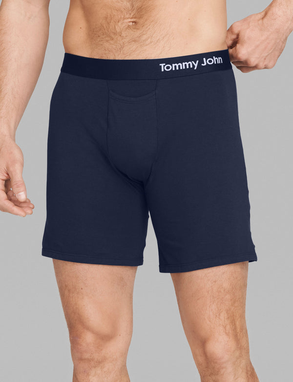 Tommy John Men's Cool Cotton Relaxed Fit Boxers  