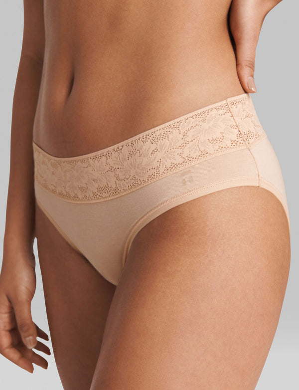 Women's Second Skin Brief, Lace Waist (Soft Underwear) – Tommy John