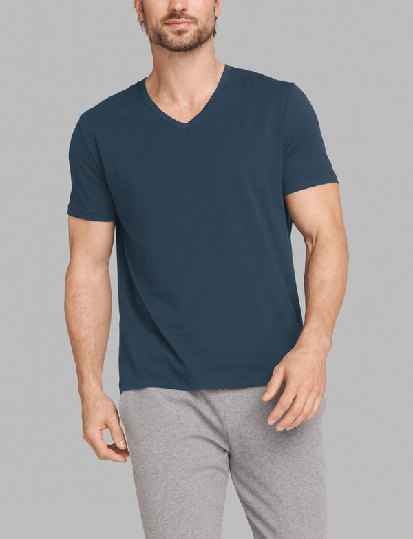 Second Skin V-Neck Tee (Soft T-shirt) – Tommy John