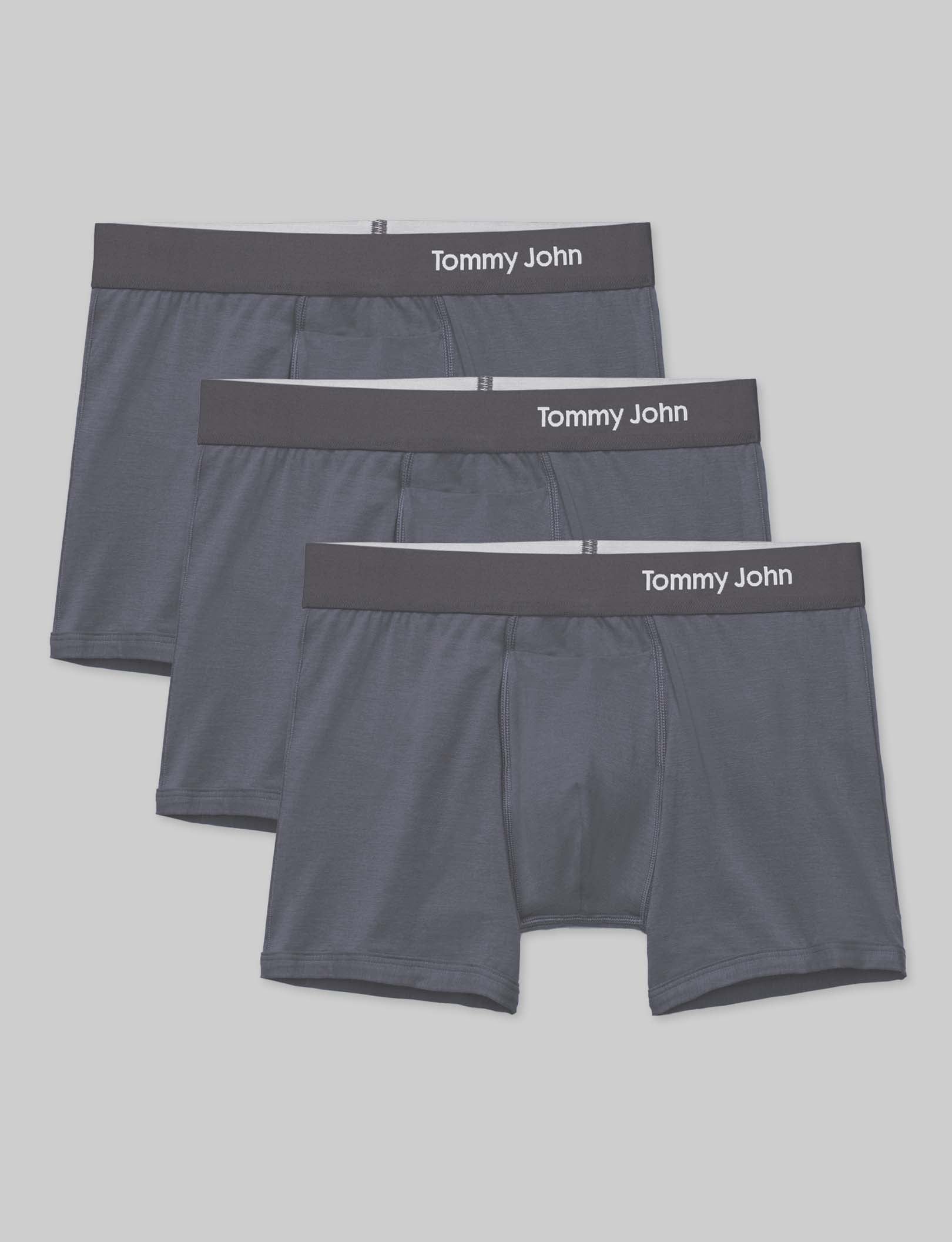 Cool Cotton Trunk 3 Pack, Iron Grey