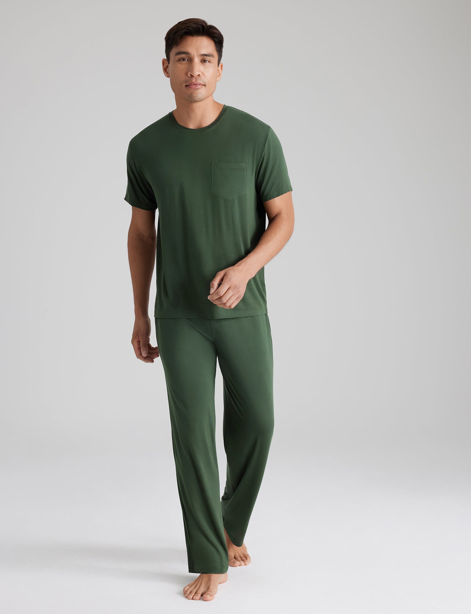 Second Skin Pajama Pocket Tee & Pant Set