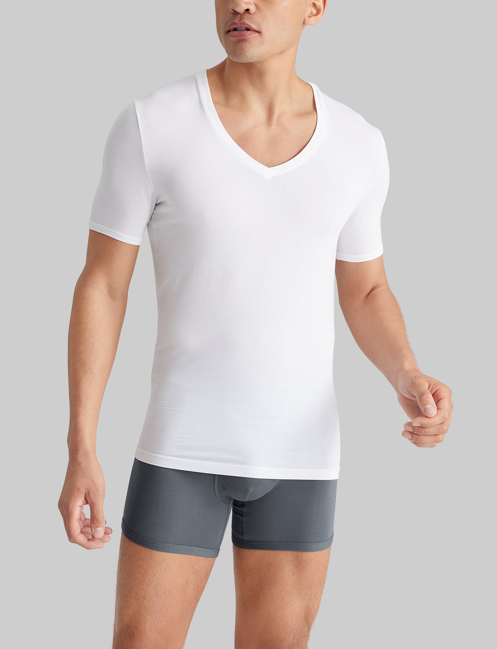 Second Skin Deep V-Neck Stay-Tucked Undershirt