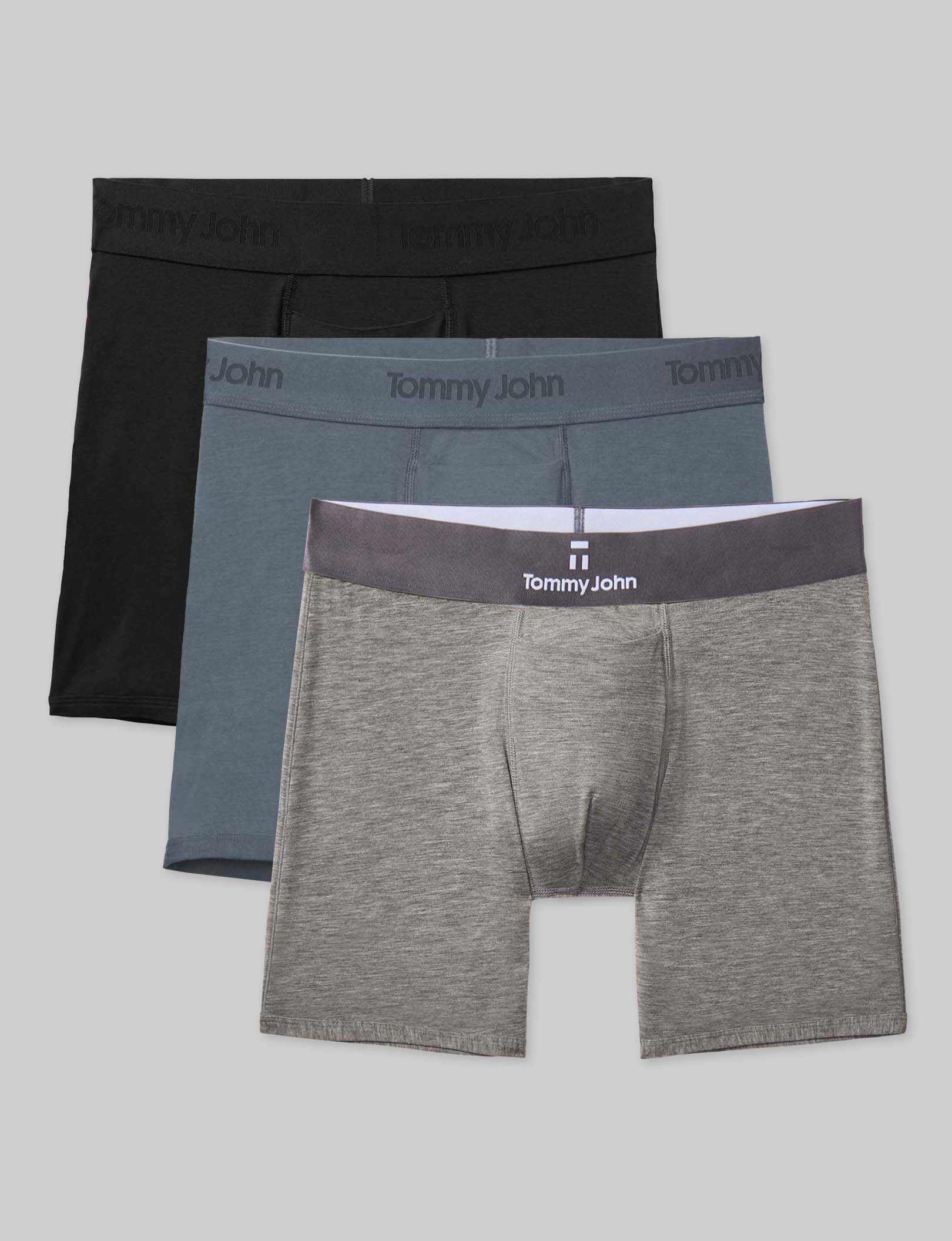 Second Skin Mid-Length Boxer Brief 6" (3-Pack)