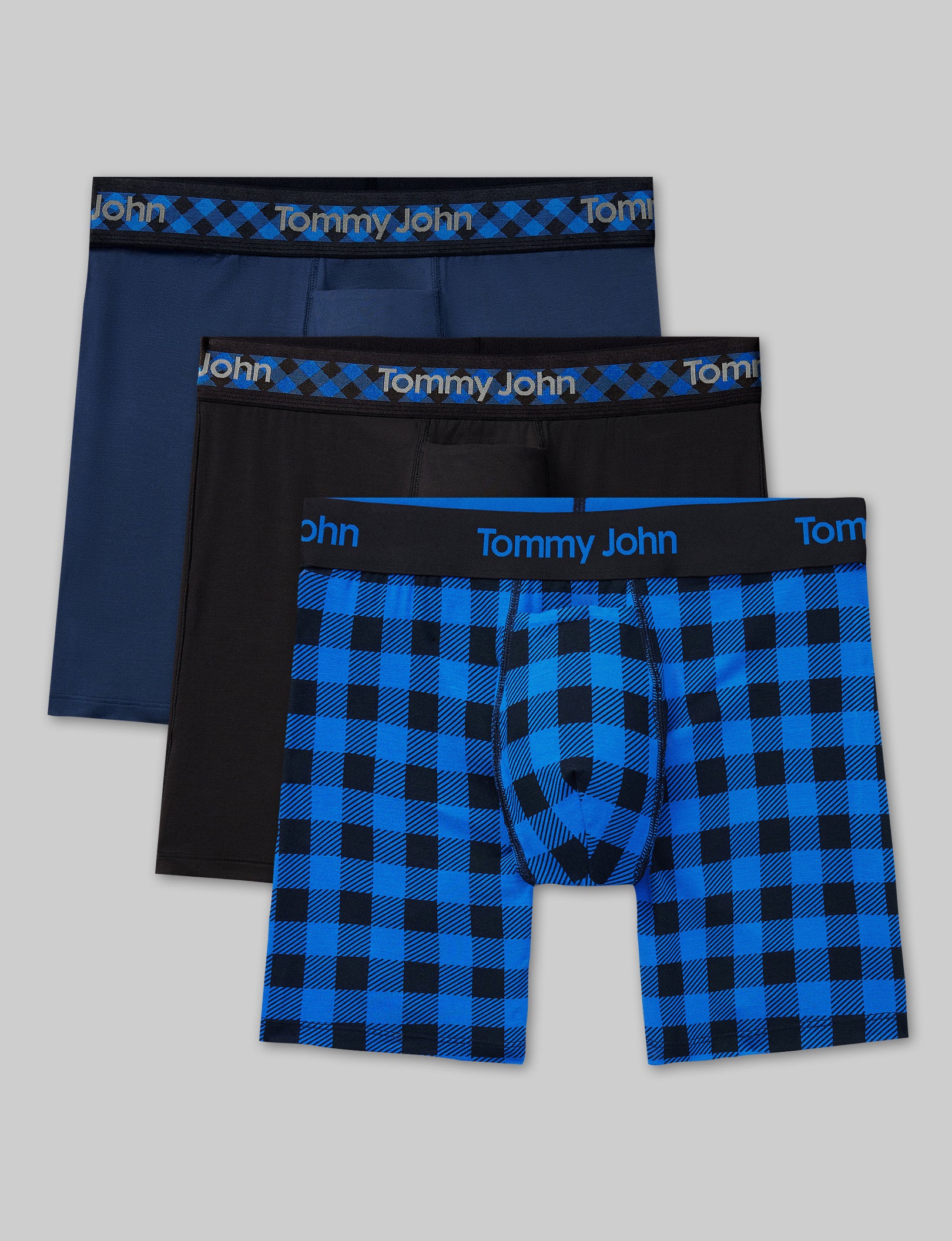 Second Skin Mid-Length Boxer Brief 6" (3-Pack)