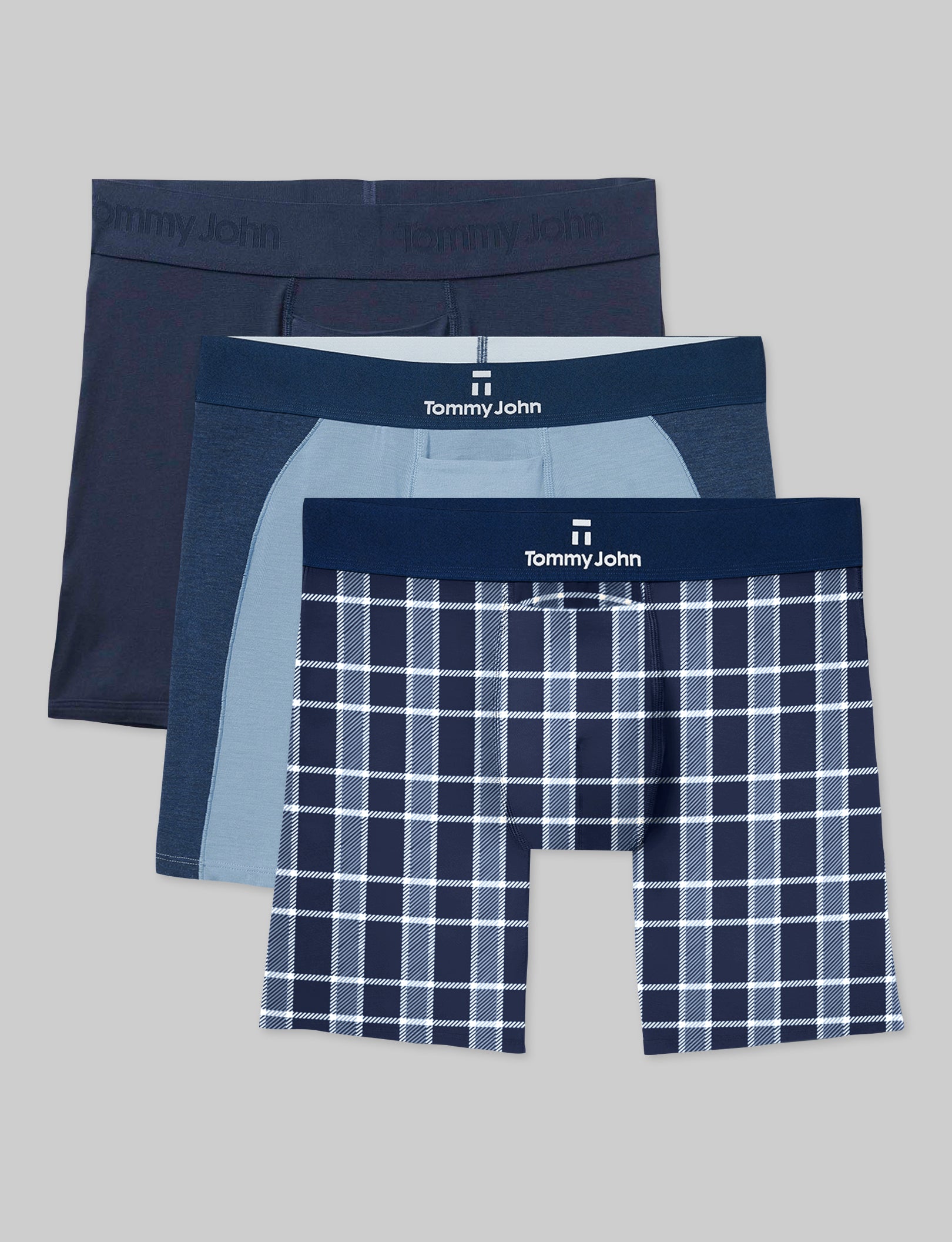 Second Skin Mid-Length Boxer Brief 6" (3-Pack)