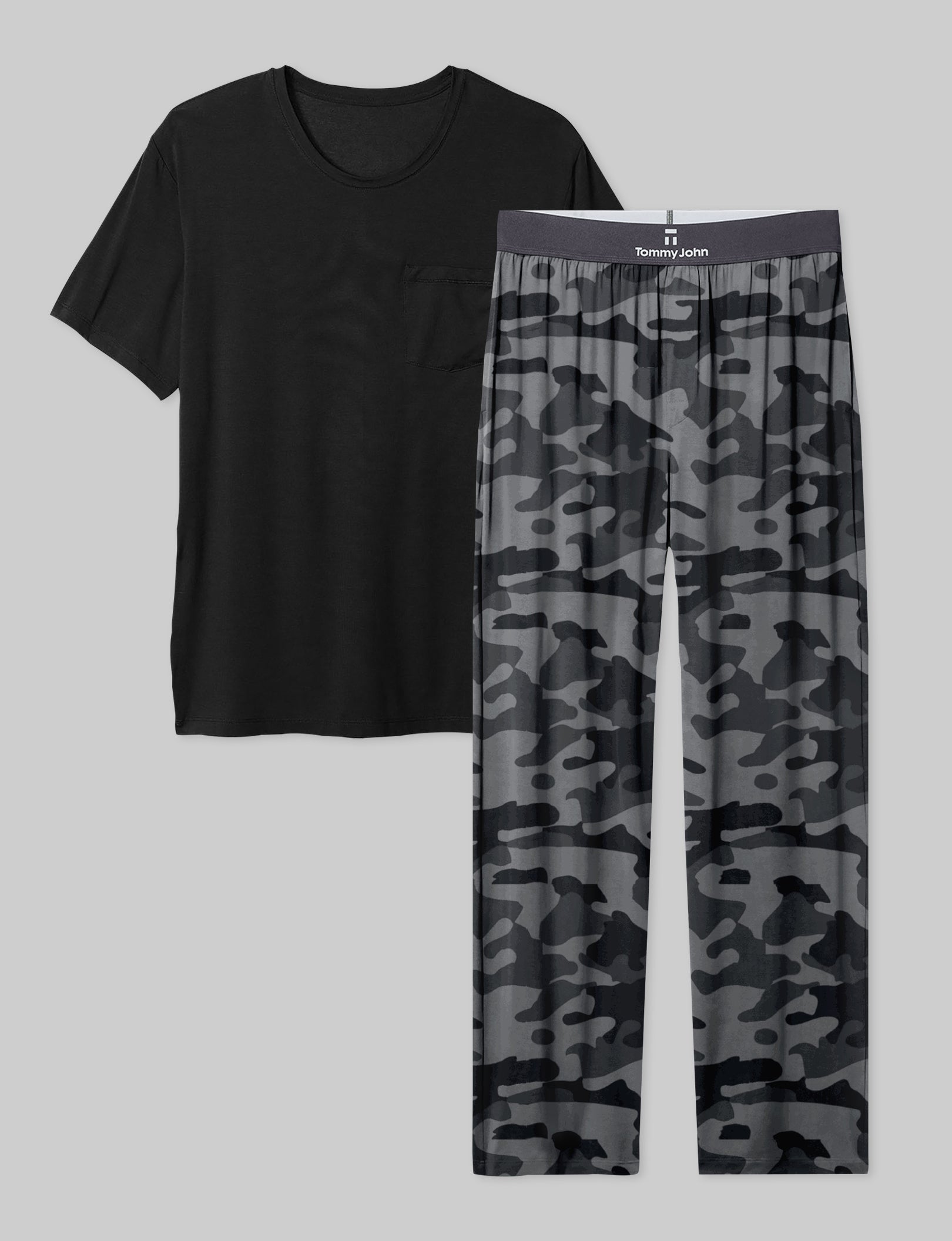 Second Skin Pajama Pocket Tee & Pant Set