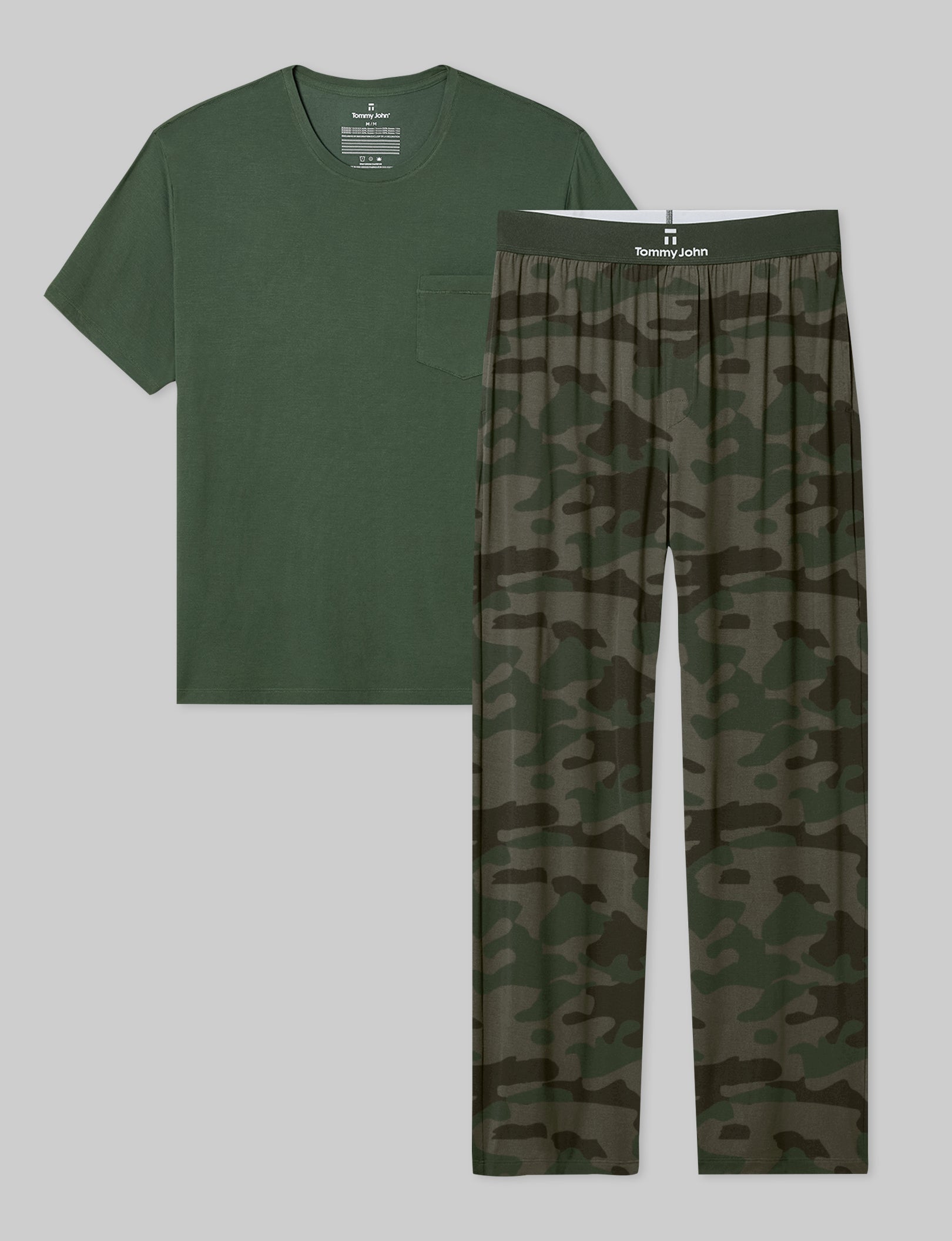 Second Skin Pajama Pocket Tee & Pant Set