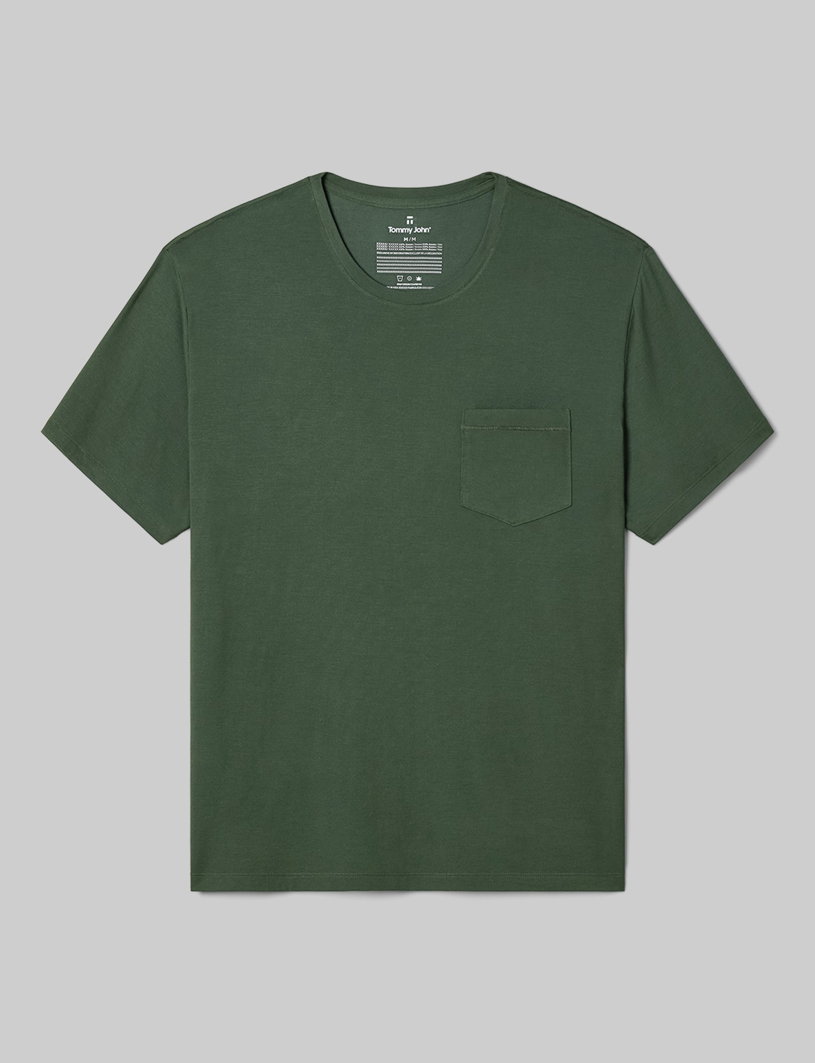 Second Skin Sleep Crew Neck Pocket Tee