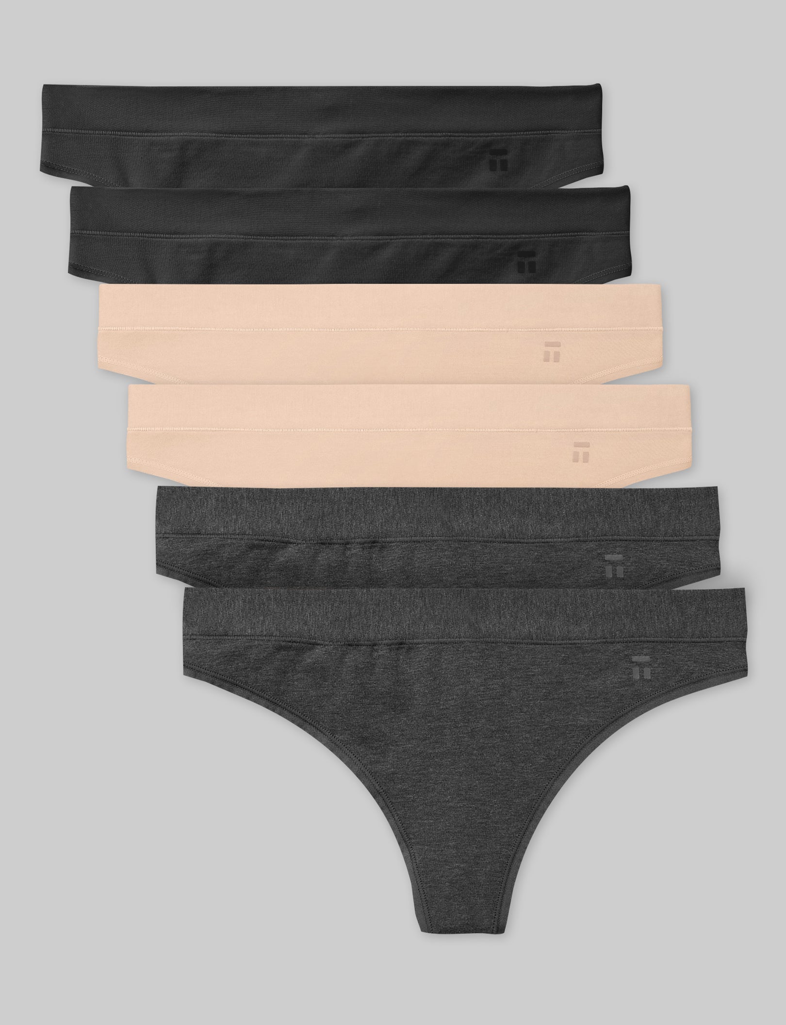 Women's Cool Cotton Thong (6-Pack)