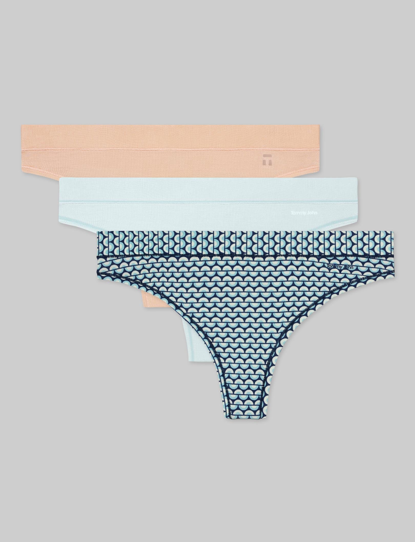 Women's Cool Cotton Thong (3-Pack)