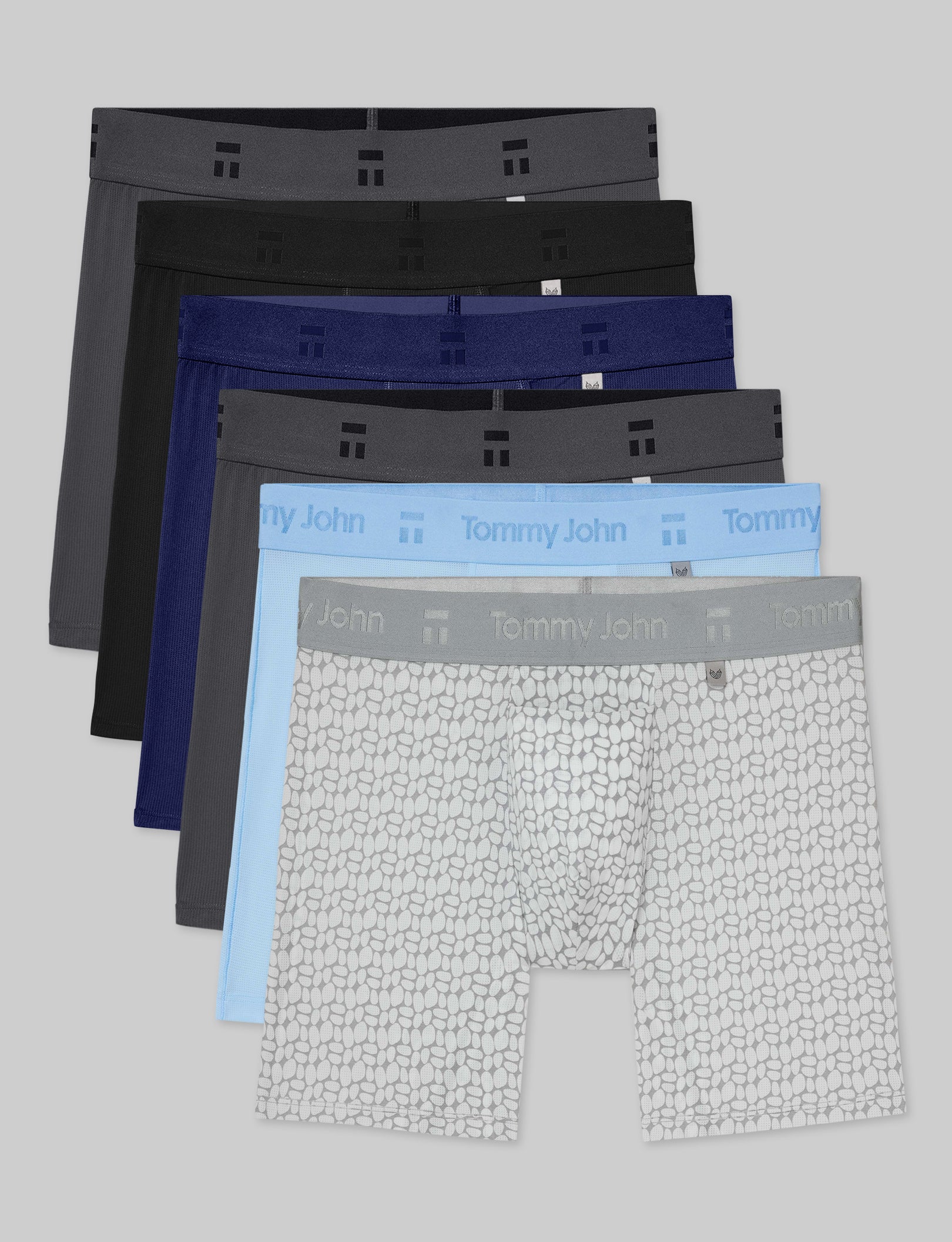 Air Mid-Length Boxer Brief 6" (6-Pack)