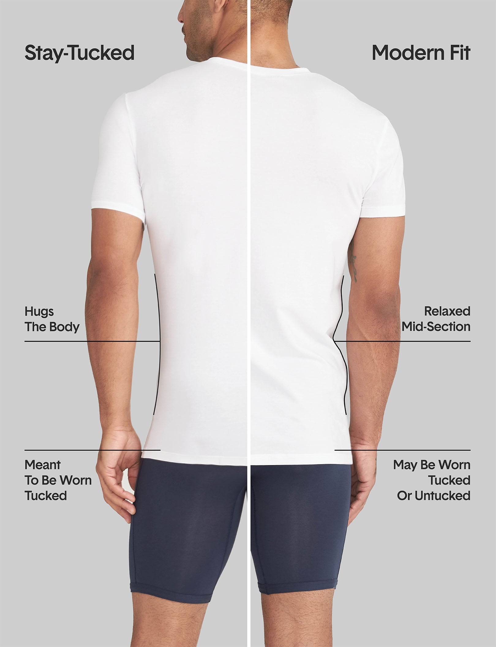 Second Skin Crew Neck Modern Fit Undershirt