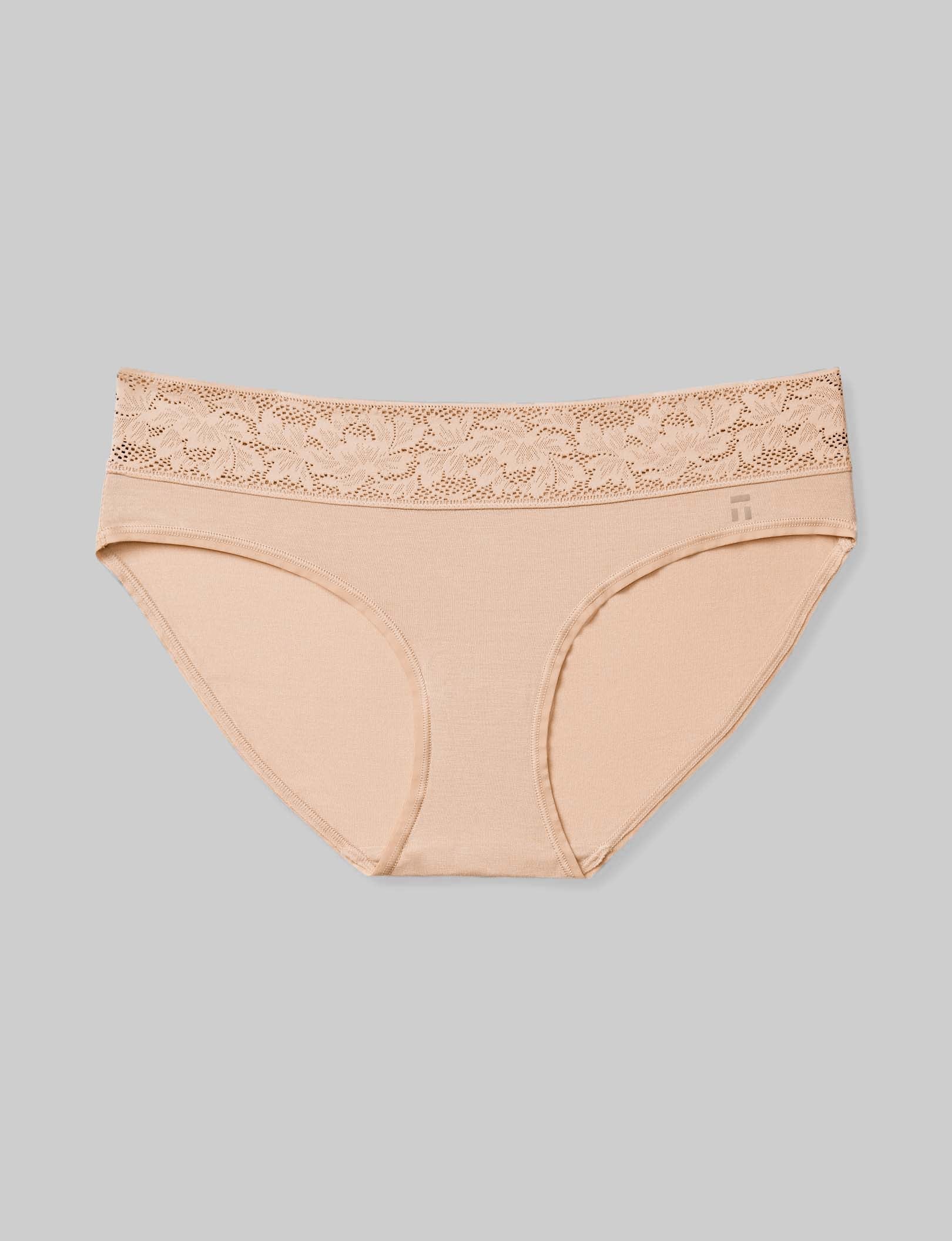 Women's Second Skin Brief, Lace Waist