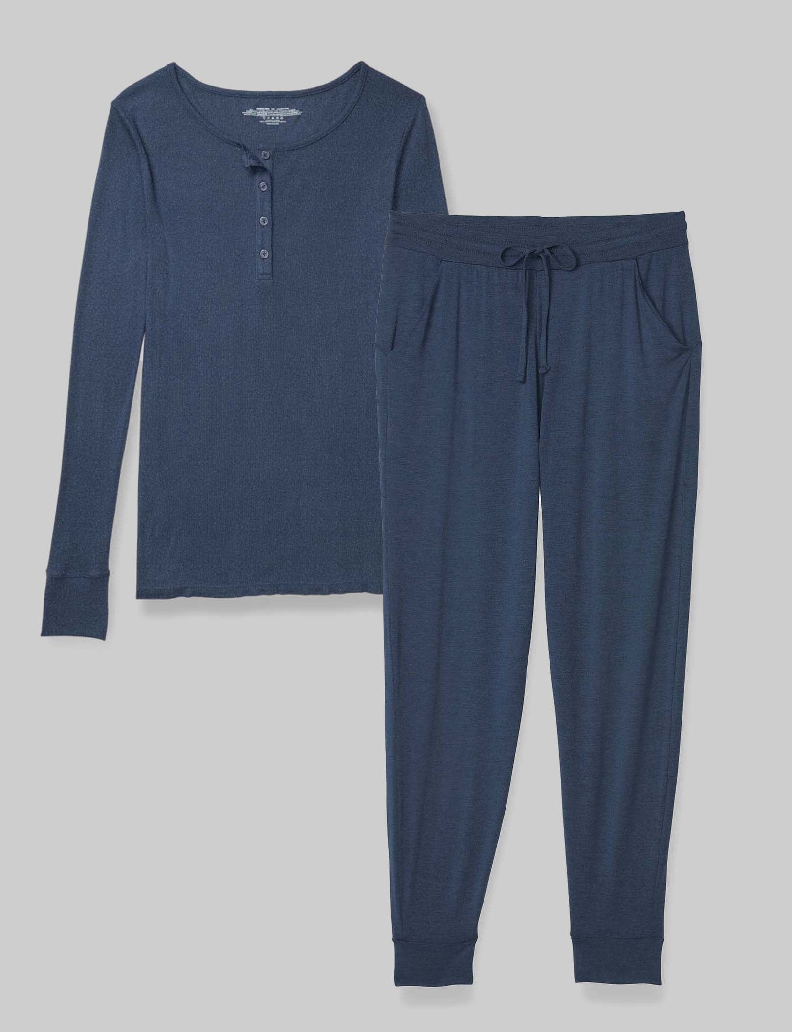 Women's Henley & Jogger Lounge Set