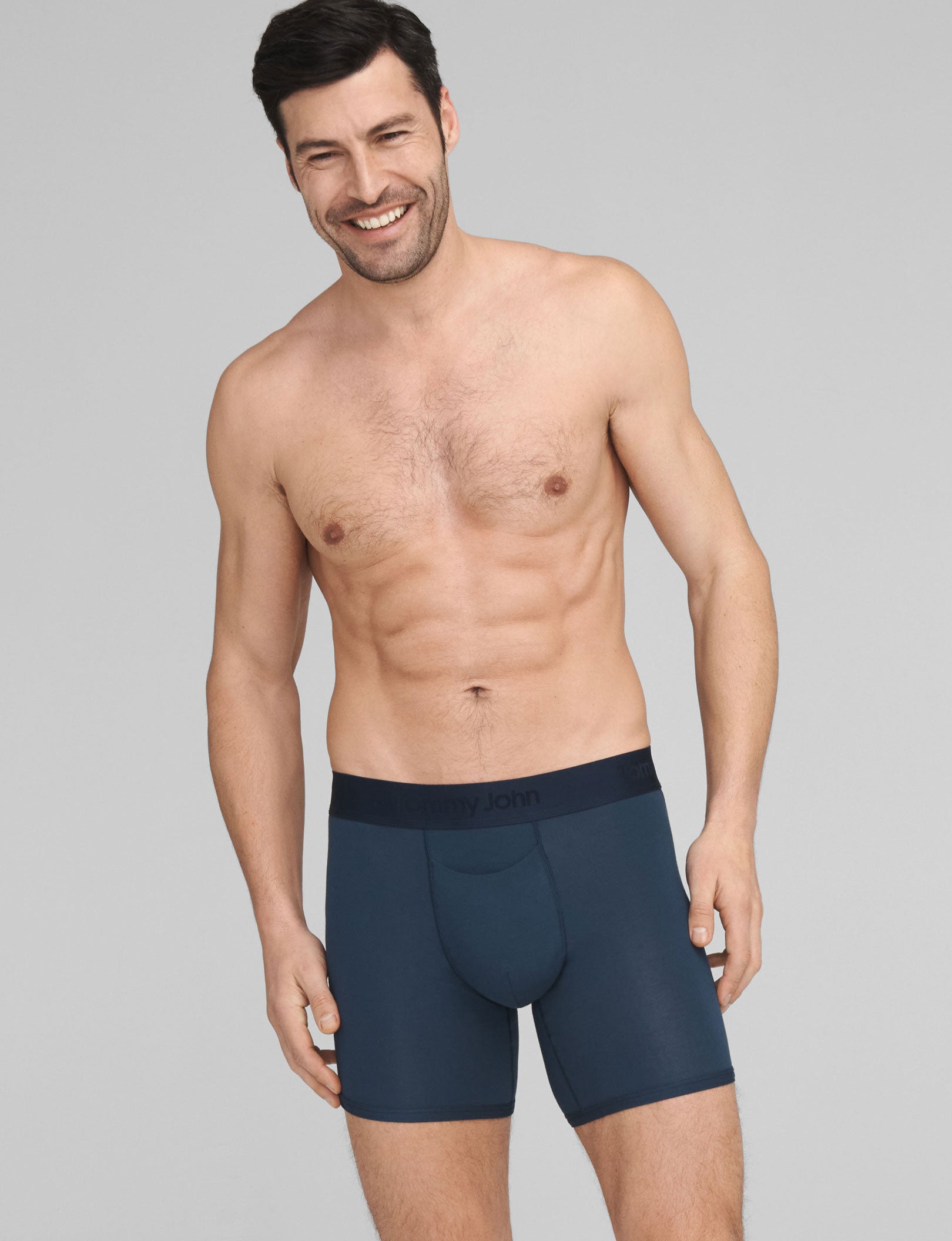 Second Skin Mid-Length Boxer Brief 6" (3-Pack)